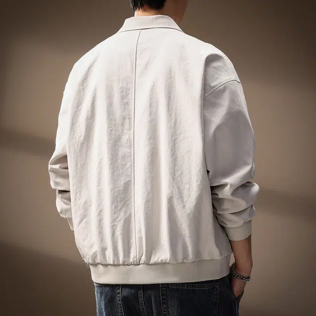 贵色 复古工装休闲百搭潮牌痞帅翻领夹克 男女同款