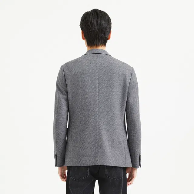 利郎 休闲百搭绵羊毛混纺商务西服简约通勤长袖西装 男款