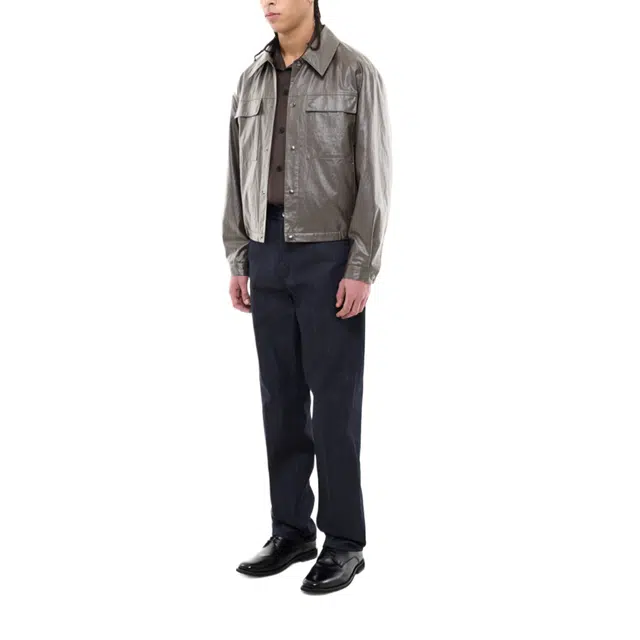 BESLOW COATED TRUCKER JACKET