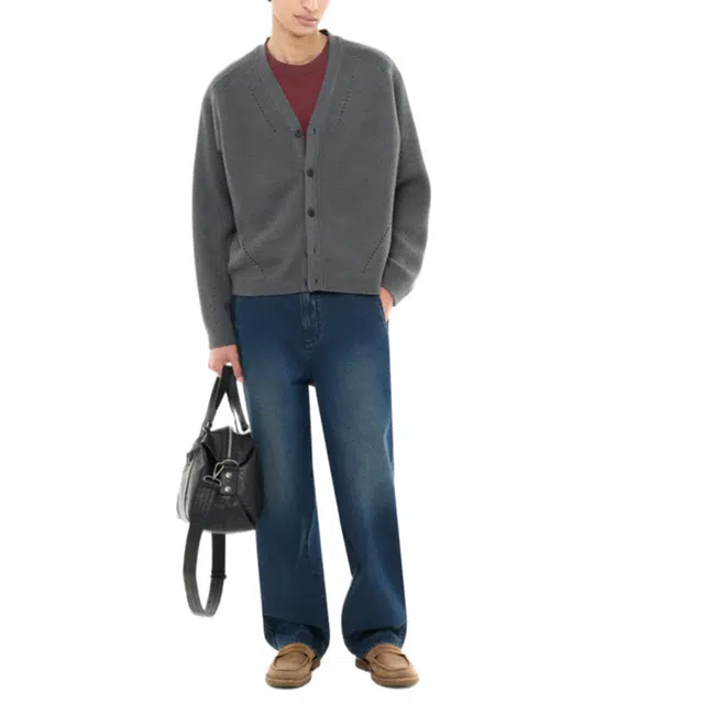 BESLOW V NECK SHORT CARDIGAN