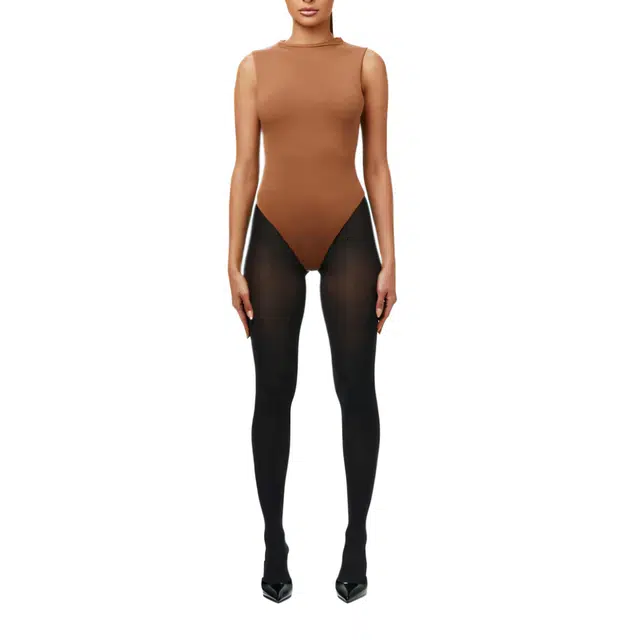 NAKED WARDROBE NW Sleeveless Sculpt Bodysuit