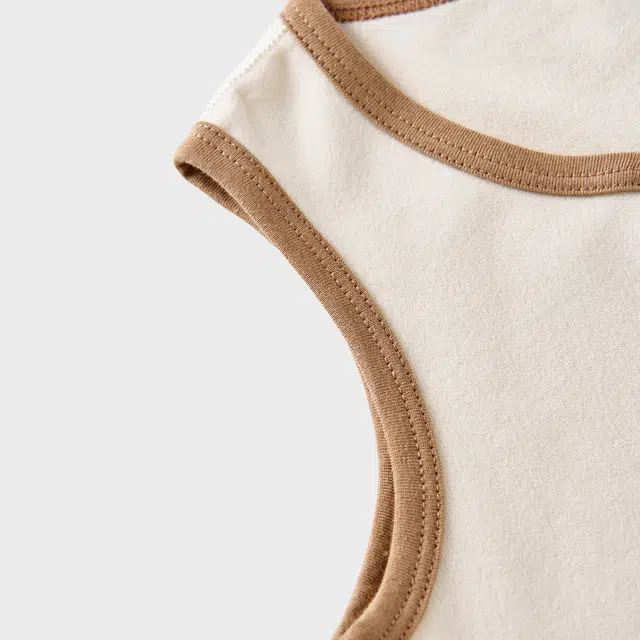 童泰马甲 春秋季莫代尔棉男女宝宝衣服儿童背心坎肩外出上衣 婴幼童