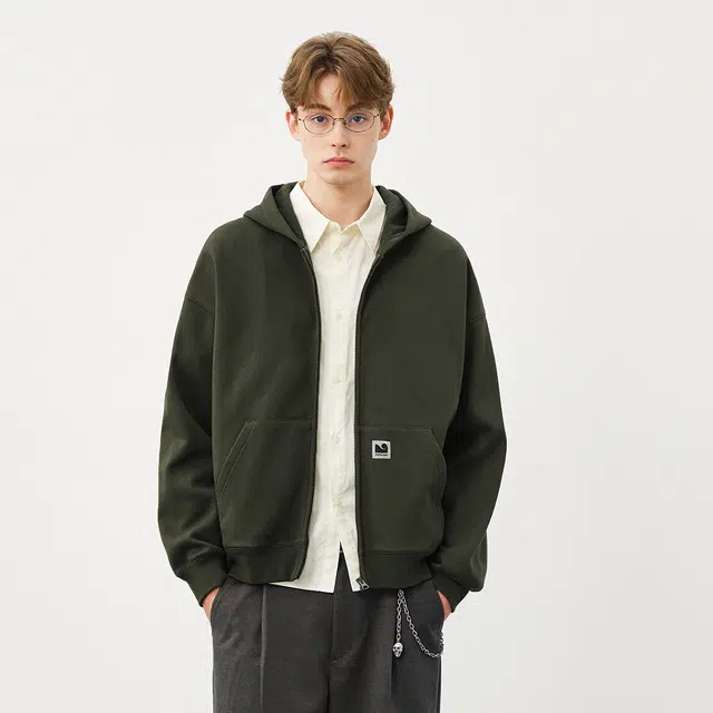 714STREET Basic Hoodie Fleece