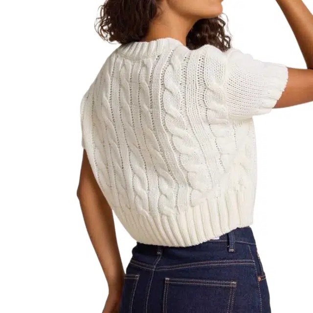 ALTAR'D STATE Cable Cropped Cardigan Juliet