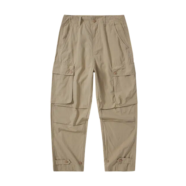 金盾 男阔腿直筒裤长裤街头时尚百搭水洗透气休闲裤 男款