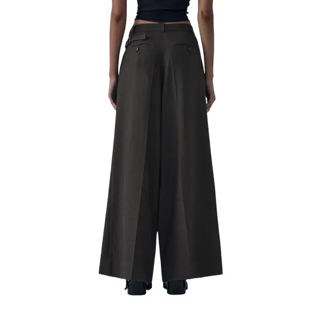 TREEMINGBIRD Side Buckle Wrap Skirt Pants