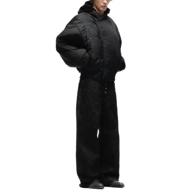 NOFAITH STUDIOS FENCING WAFFLE BOMBER JACKET