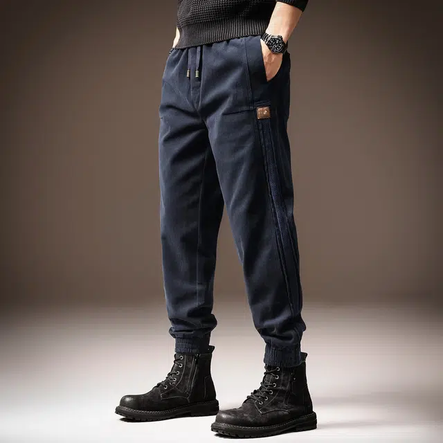 贵色 日系潮流时尚复古城市机能风潮牌高街痞帅阿美咔叽日常出行穿搭宽松锥形哈伦裤工装裤 男女同款