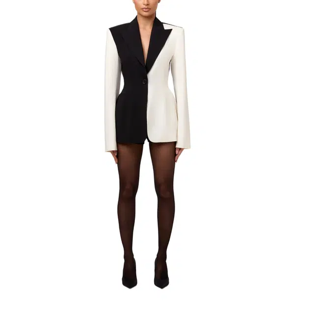 NAKED WARDROBE Two-Tone Suited Blazer Suiting