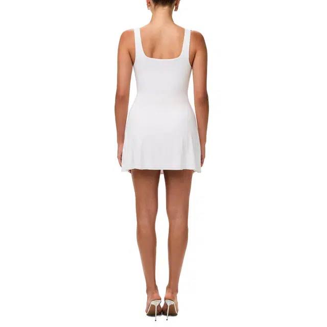 NAKED WARDROBE Cowl Mini Dress Smooth
