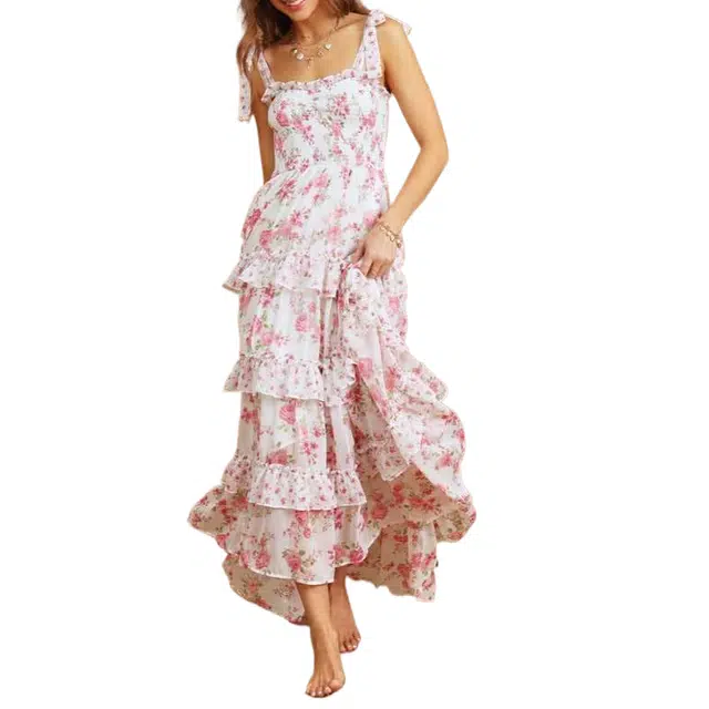 ALTAR'D STATE Kenzi Floral Maxi Dress