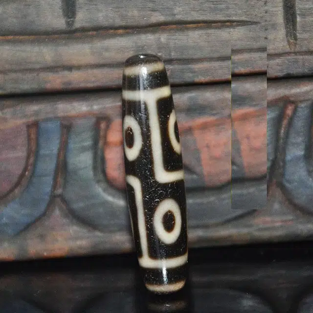灵运宝 【师傅已加能量】#转运招财西藏藏区油性包浆六眼天珠雪巴挂件老矿风化油润包浆老料器磨损到位 玛瑙 吊坠 男女同款情侣款