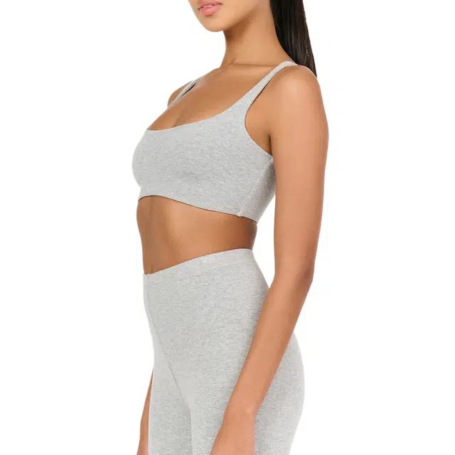 NAKED WARDROBE Scoop Tank Crop Top NW