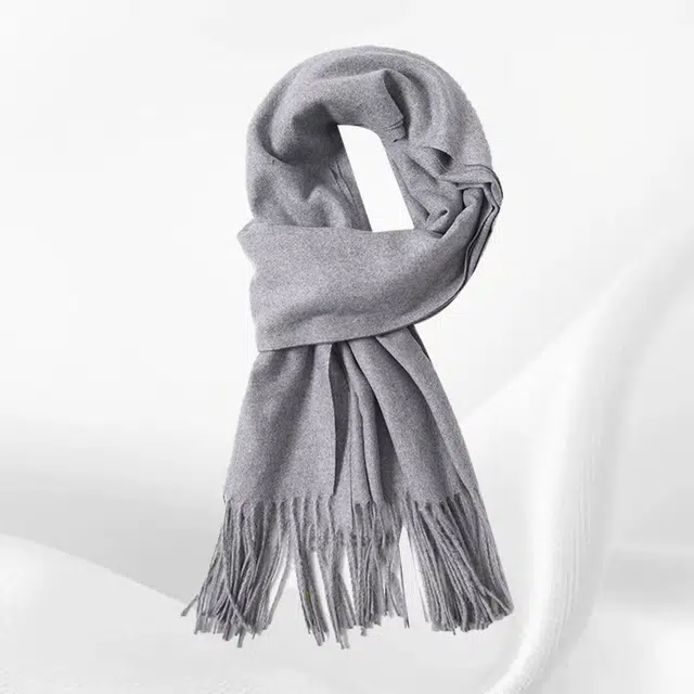 恩僾德 小众高颜值氛围感流苏 涤纶 绒线围巾 男女同款情侣款