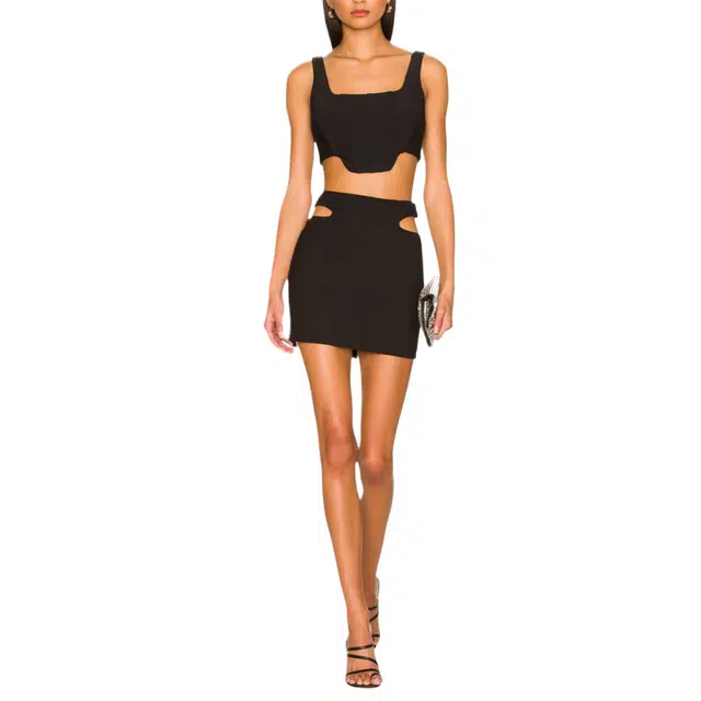 SUPERDOWN Cut Out Skirt Sofija