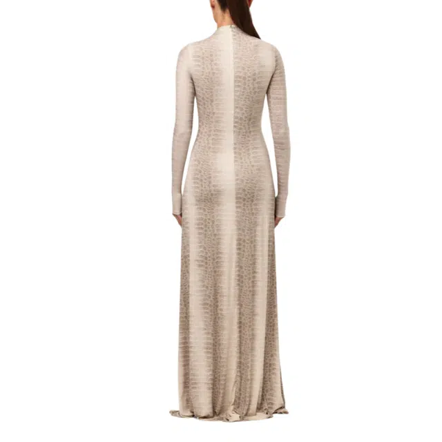 NAKED WARDROBE Animal Print Maxi Dress Naked