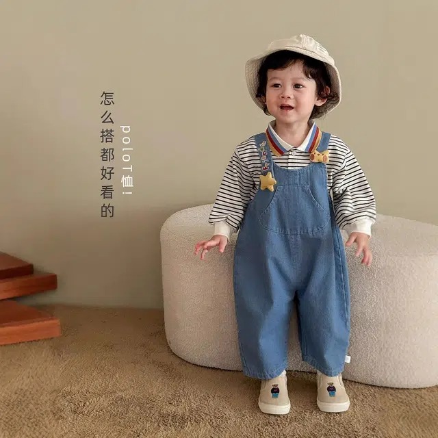 中小童 俞兆林 舒适亲肤洋气休闲背带裤