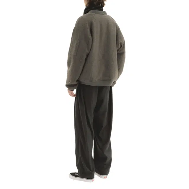 BESLOW WOOL MA-1 JUMPER MELANGE