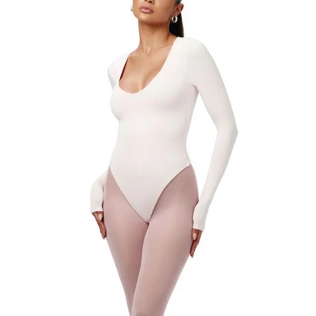 NAKED WARDROBE NW Round Neck Bodysuit Legacy
