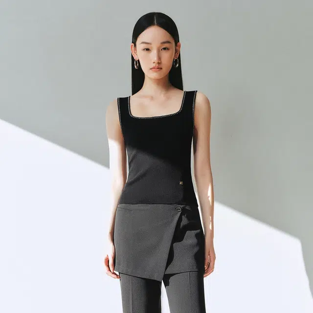 太平鸟 顺滑贴肤休闲简约背心 女款