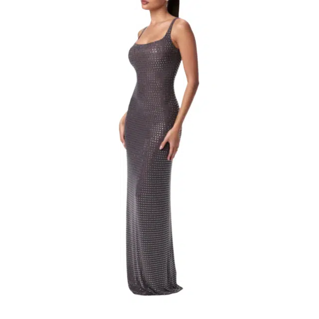 NAKED WARDROBE Tank Maxi Dress Crystal