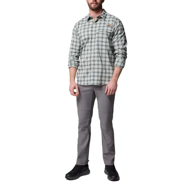 Columbia Men's Long Sleeve Yarn Dye Shirt Sharptail Omni-ShadeOmni-Wick
