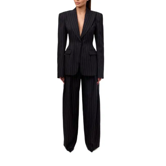 NAKED WARDROBE Pinstripe Suited Blazer Suiting