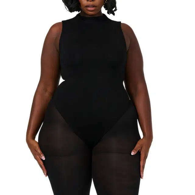 NAKED WARDROBE NW Sleeveless Sculpt Bodysuit Curve