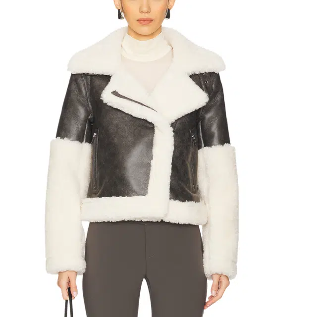 SUPERDOWN Ximena faux fur jacket