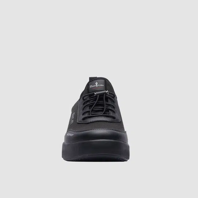 比音勒芬 织物 简约百搭 低帮 生活休闲鞋 男款 黑色