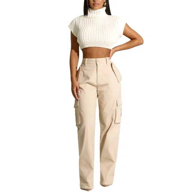 NAKED WARDROBE Twill Cargo Pant