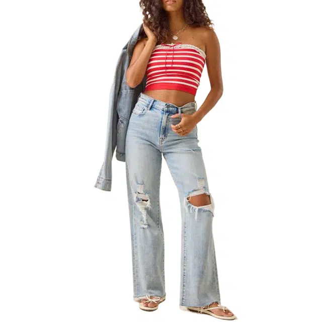 ALTAR'D STATE Straight Leg Jeans Kiara