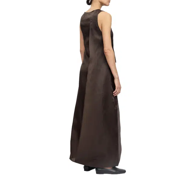 RUOHAN SABLE BROWN NISA DRESS AW25
