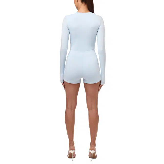 NAKED WARDROBE Crewneck Bodysuit Smooth