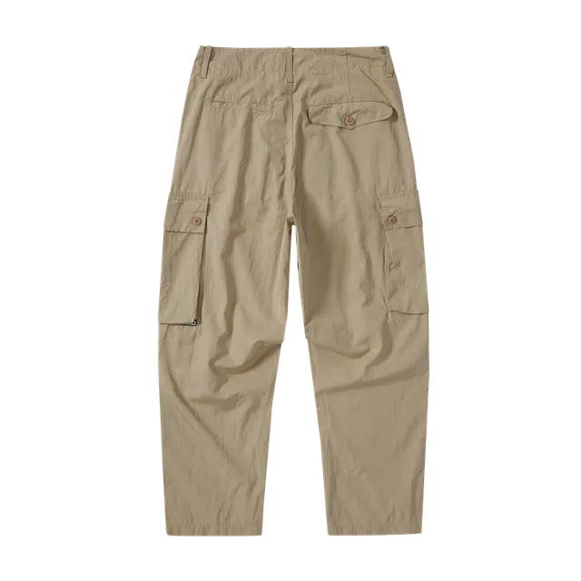 金盾 男阔腿直筒裤长裤街头时尚百搭水洗透气休闲裤 男款