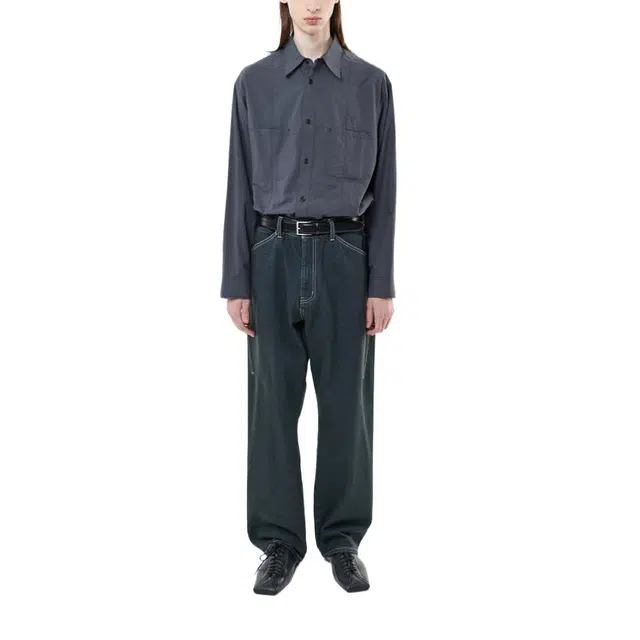 BESLOW SEAMLESS STITCHED JEAN