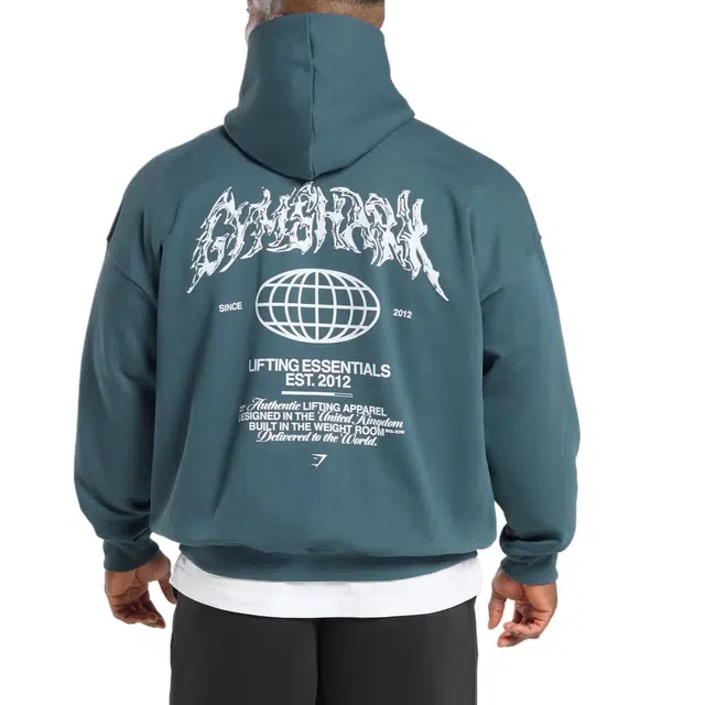 GYMSHARK Metal Lifting Graphic Hoodie