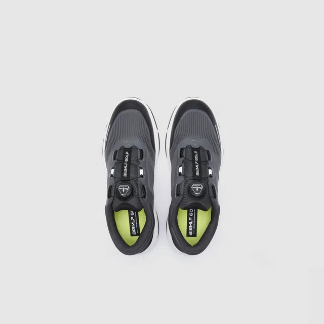 比音勒芬 织物 运动轻质透气网布缓震耐磨抓地 低帮 生活休闲鞋 男款 黑灰色