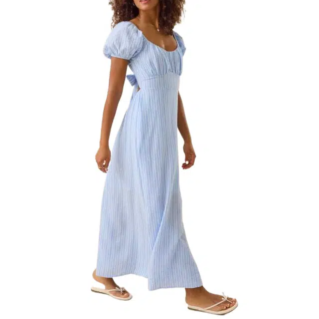 ALTAR'D STATE Striped Maxi Dress Everest