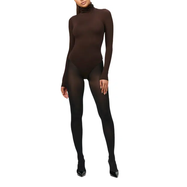 NAKED WARDROBE NW Turtleneck Bodysuit