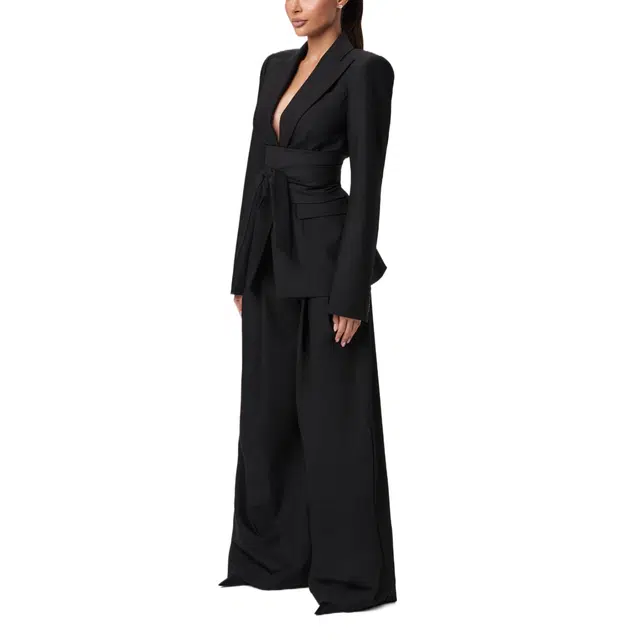 NAKED WARDROBE Power Shoulder Suited Blazer Suiting
