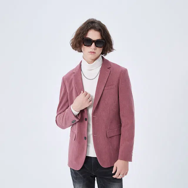 David Naman Blazer Pink