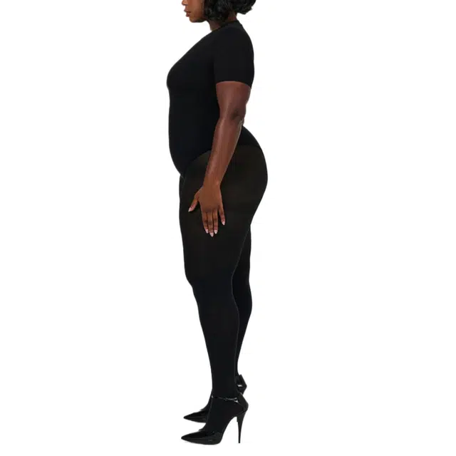 NAKED WARDROBE NW Short Sleeve Bodysuit Curve