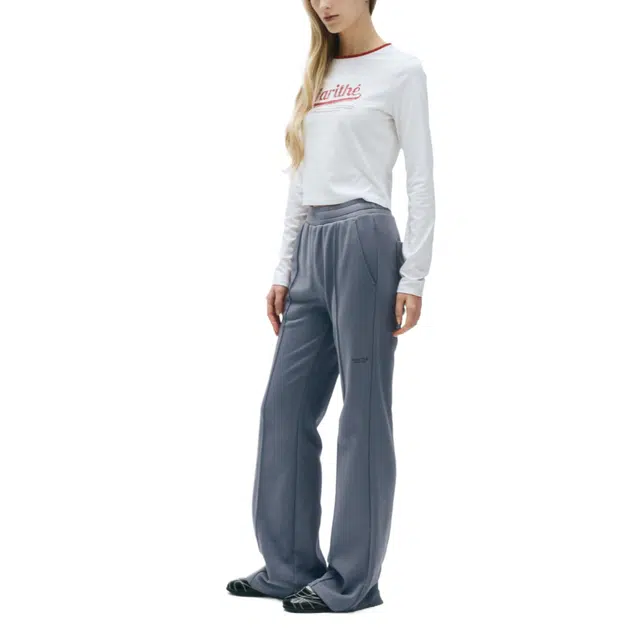 MARITHE FRANCOIS GIRBAUD W BOOTS CUT SWEAT PANTS