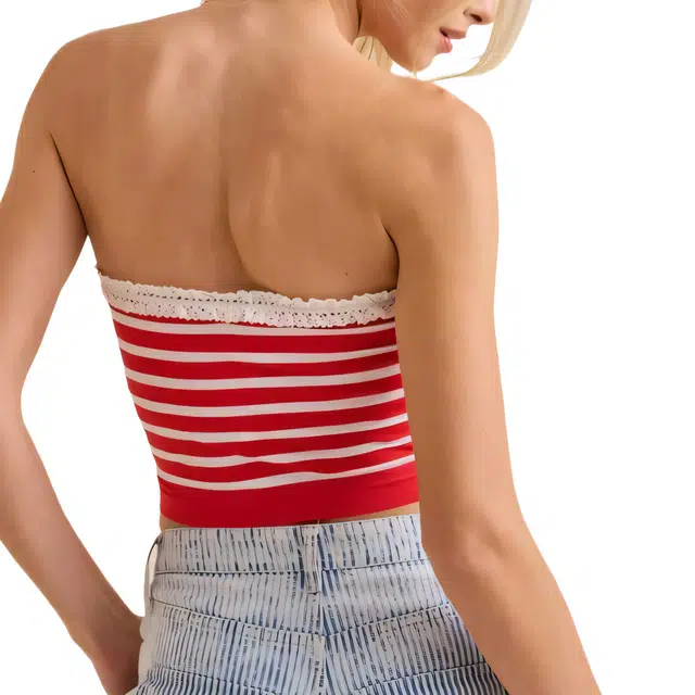 ALTAR'D STATE Addi Strapless Striped Cami