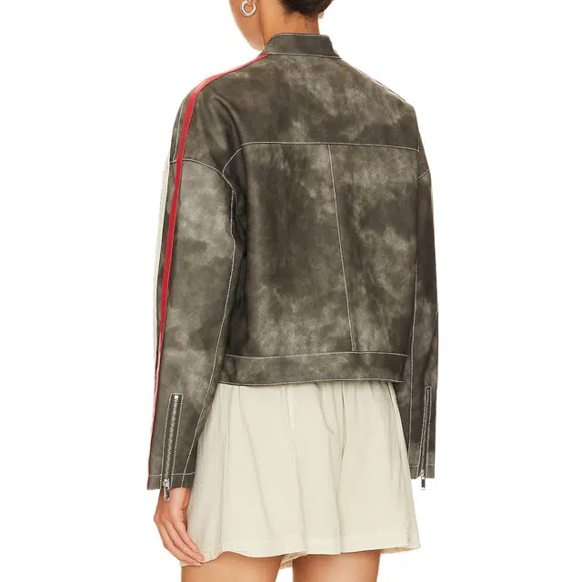 SUPERDOWN Mandi Faux Leather Moto Jacket