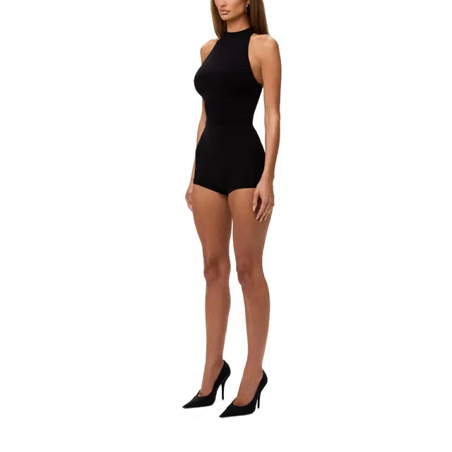 NAKED WARDROBE Racerback Bodysuit Naked