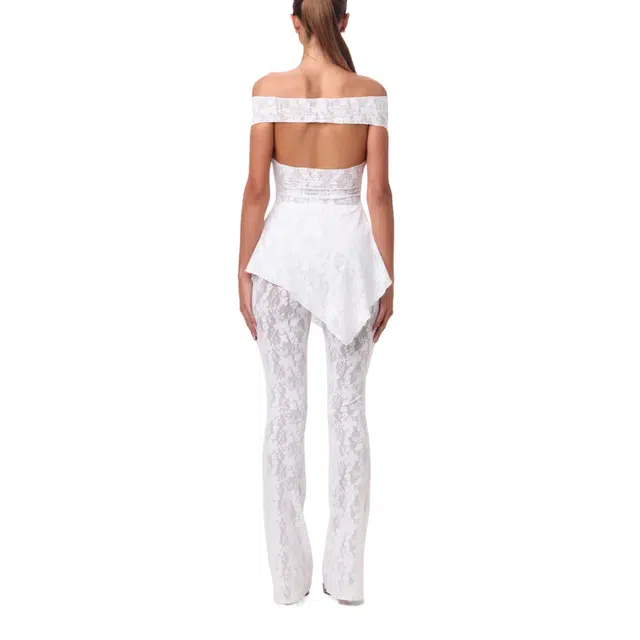 NAKED WARDROBE Stretch Bootcut Pant Lace