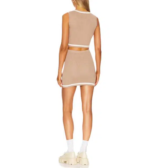 SUPERDOWN Bonnie Varsity Skirt Set