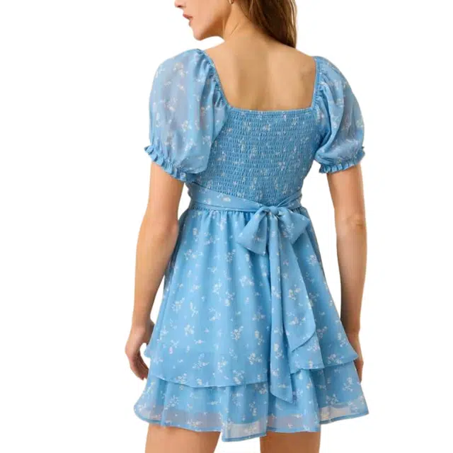 ALTAR'D STATE Juliett Floral Mini Dress